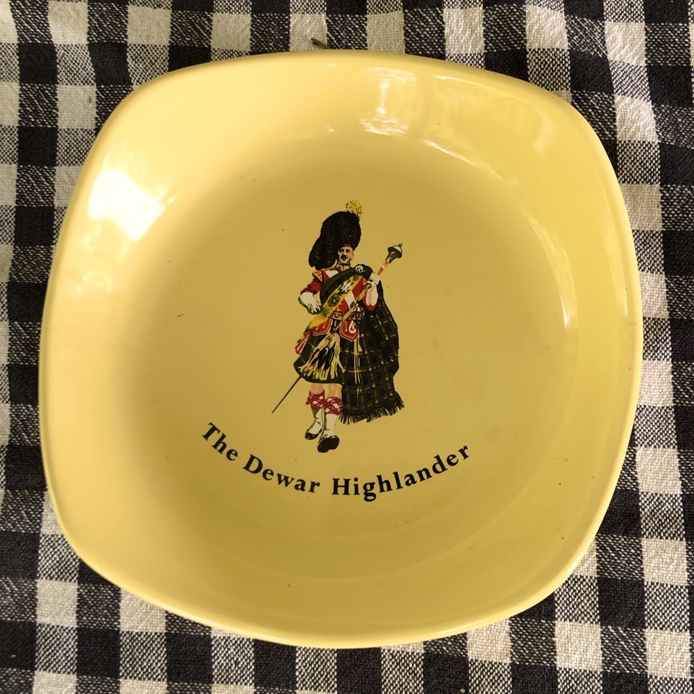 Vintage Dewars Whiskey Wade Trinket Dish